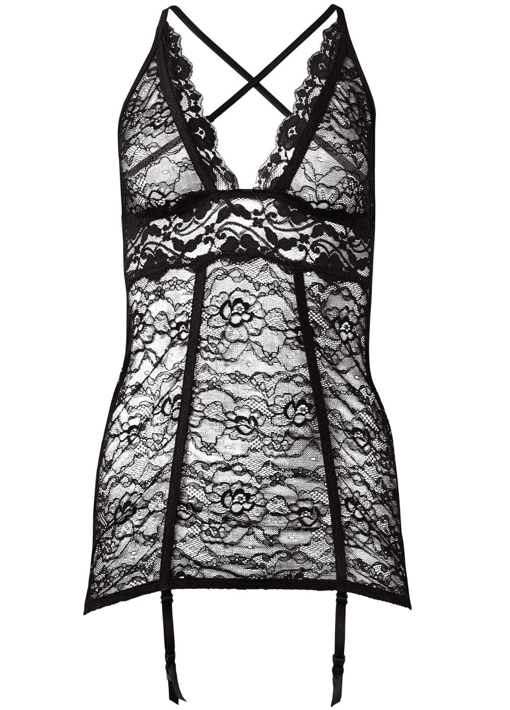 Venus Black STRETCH LACE SLIP