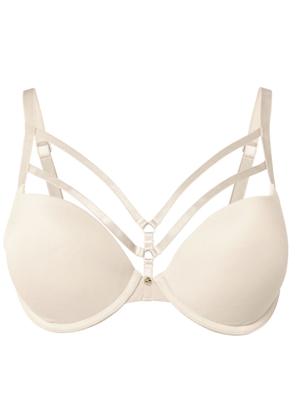 Venus Pearl By Venus? Strappy Plunge Bra, Any 2/$75 in Whisper