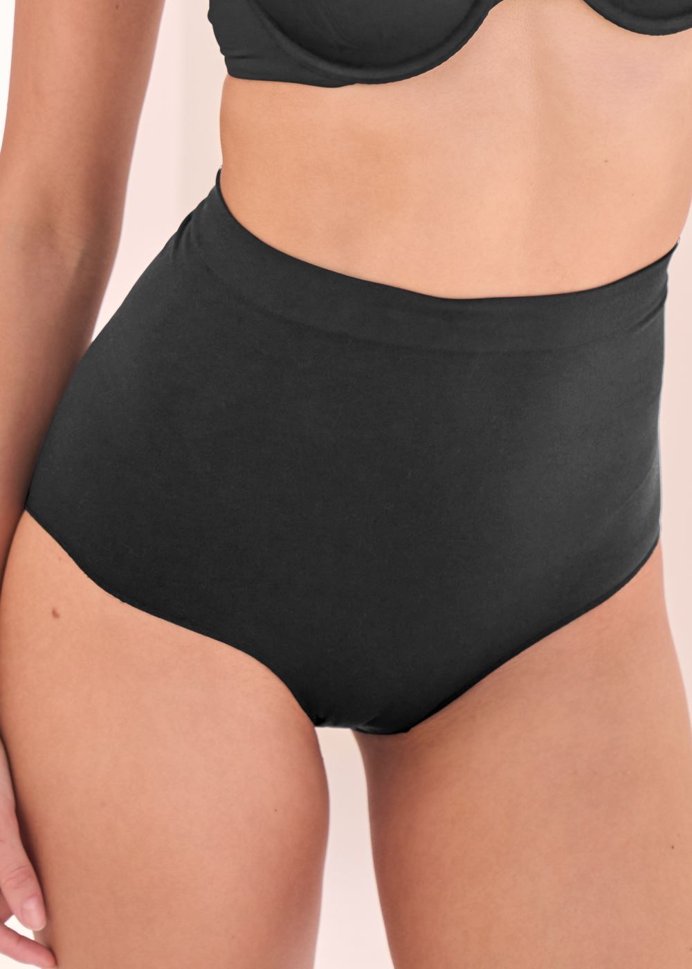 Venus Black & Beige Shaping Brief 2 Pack
