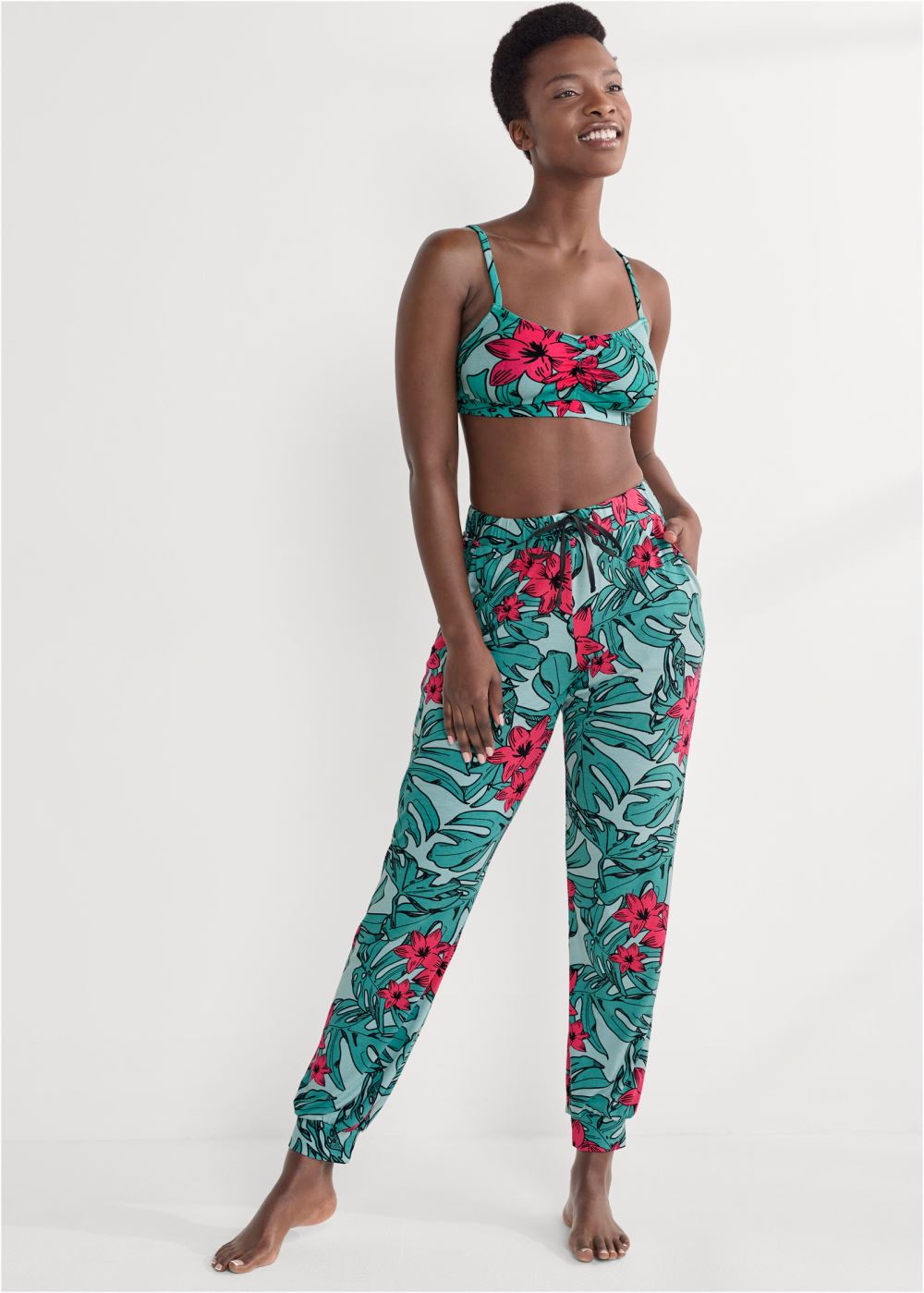 Venus 2 Pack Bralettes in Floral Multi