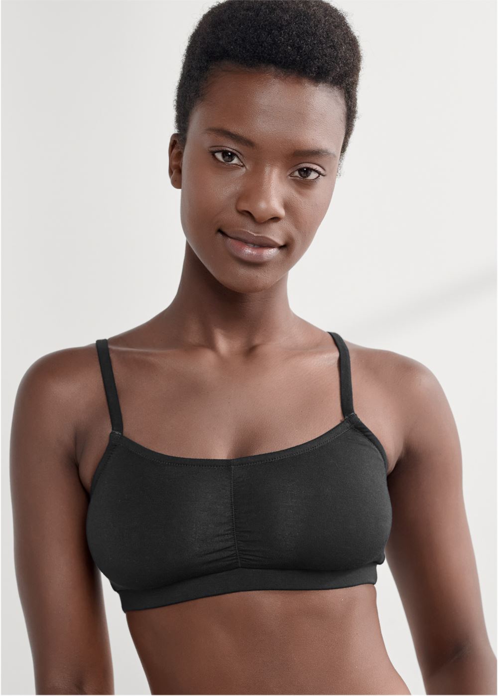 Venus 2 Pack Bralettes in Black & Blue