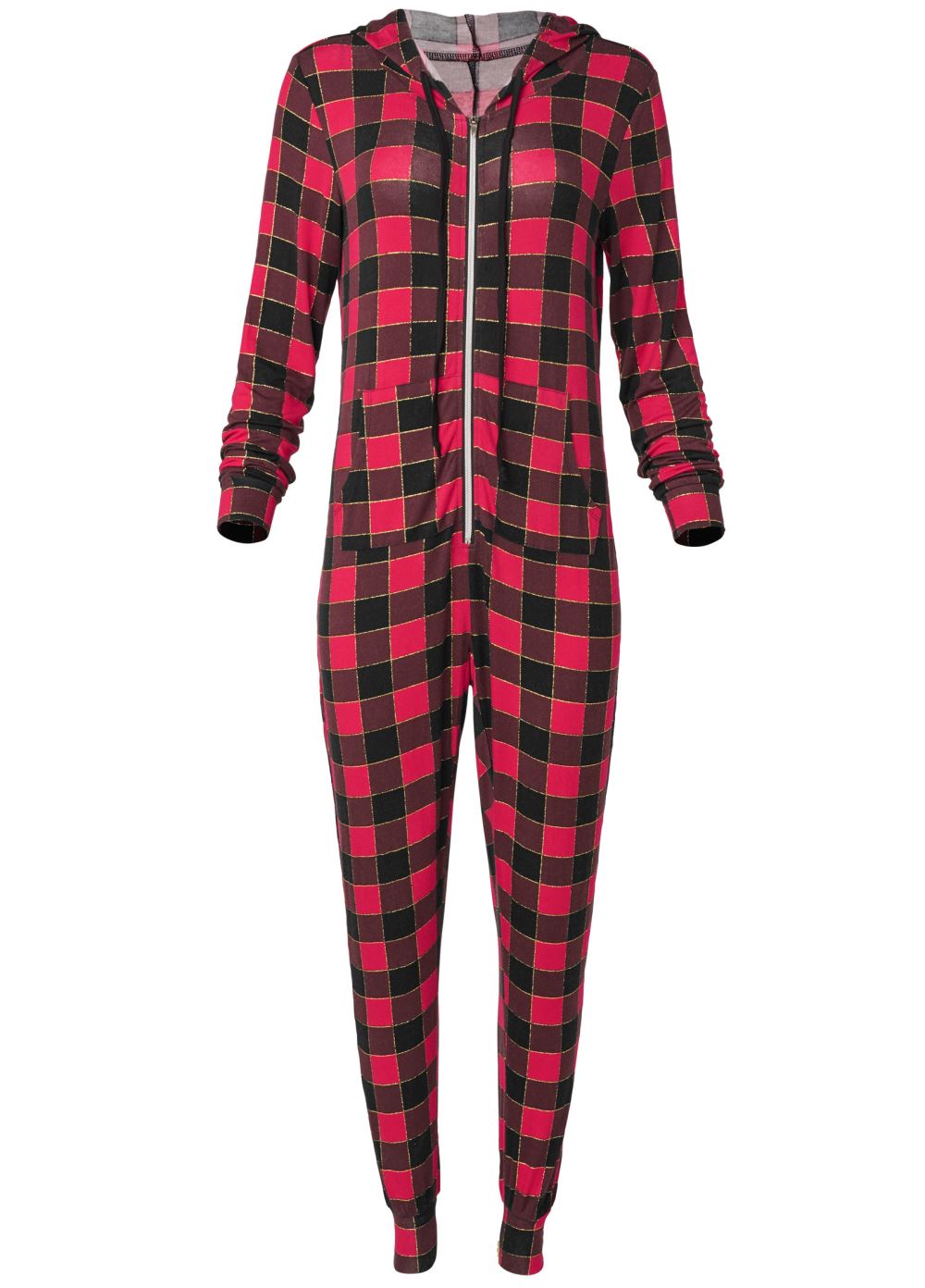 Venus Red & Black SLEEP ONESIE