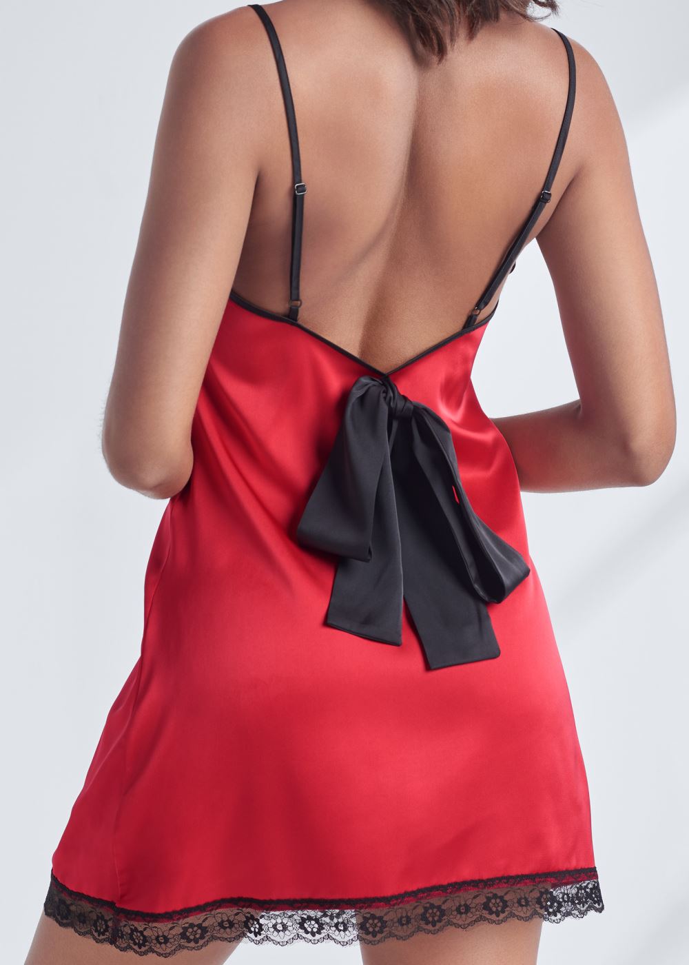 Venus Red SEXY CHEMISE WITH BOW