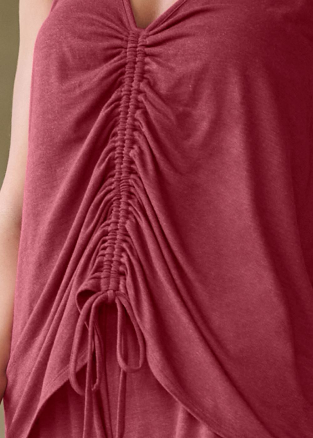 Venus Heathered Burgundy CAPRI PAJAMA SET