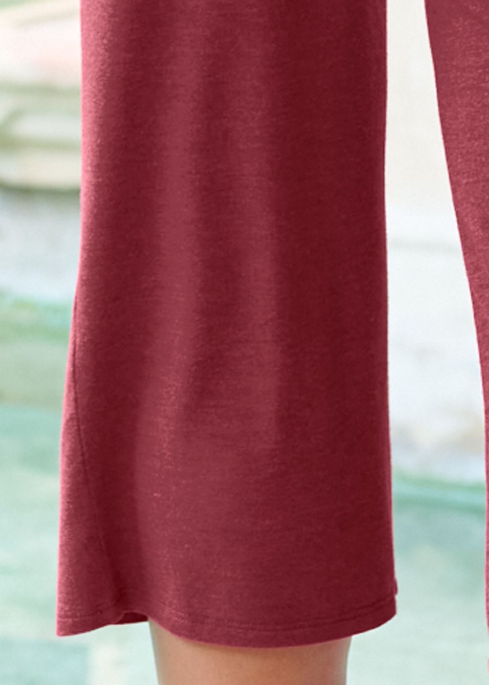 Venus Heathered Burgundy CAPRI PAJAMA SET