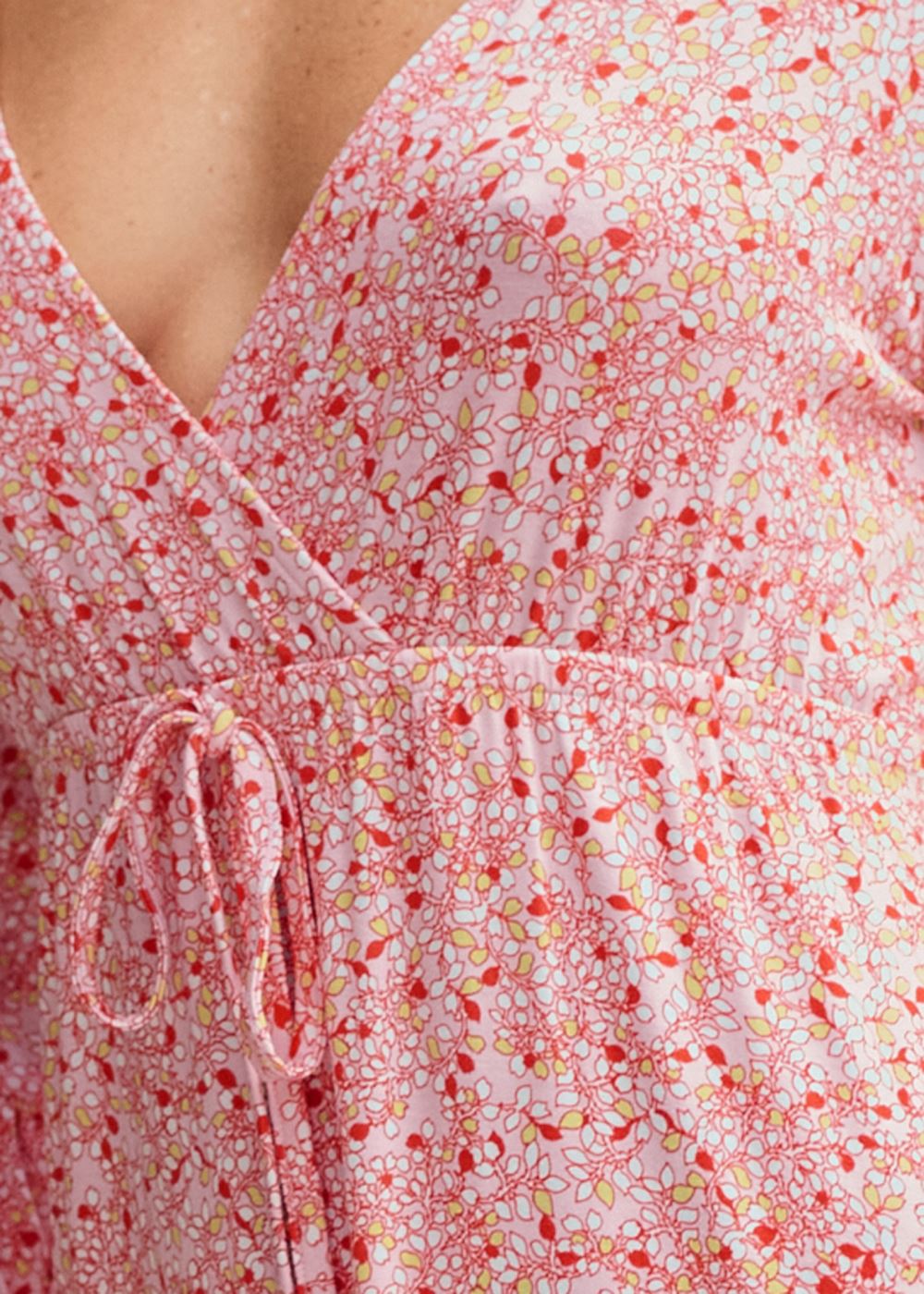 Venus Pink Multi Ruffle Nightgown
