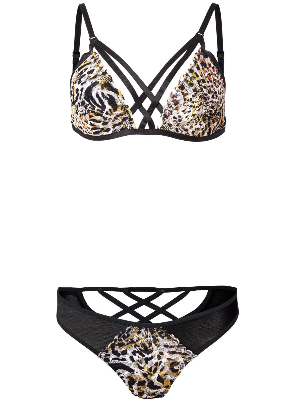 Venus Animal Multi STRAPPY ANIMAL LACE SET