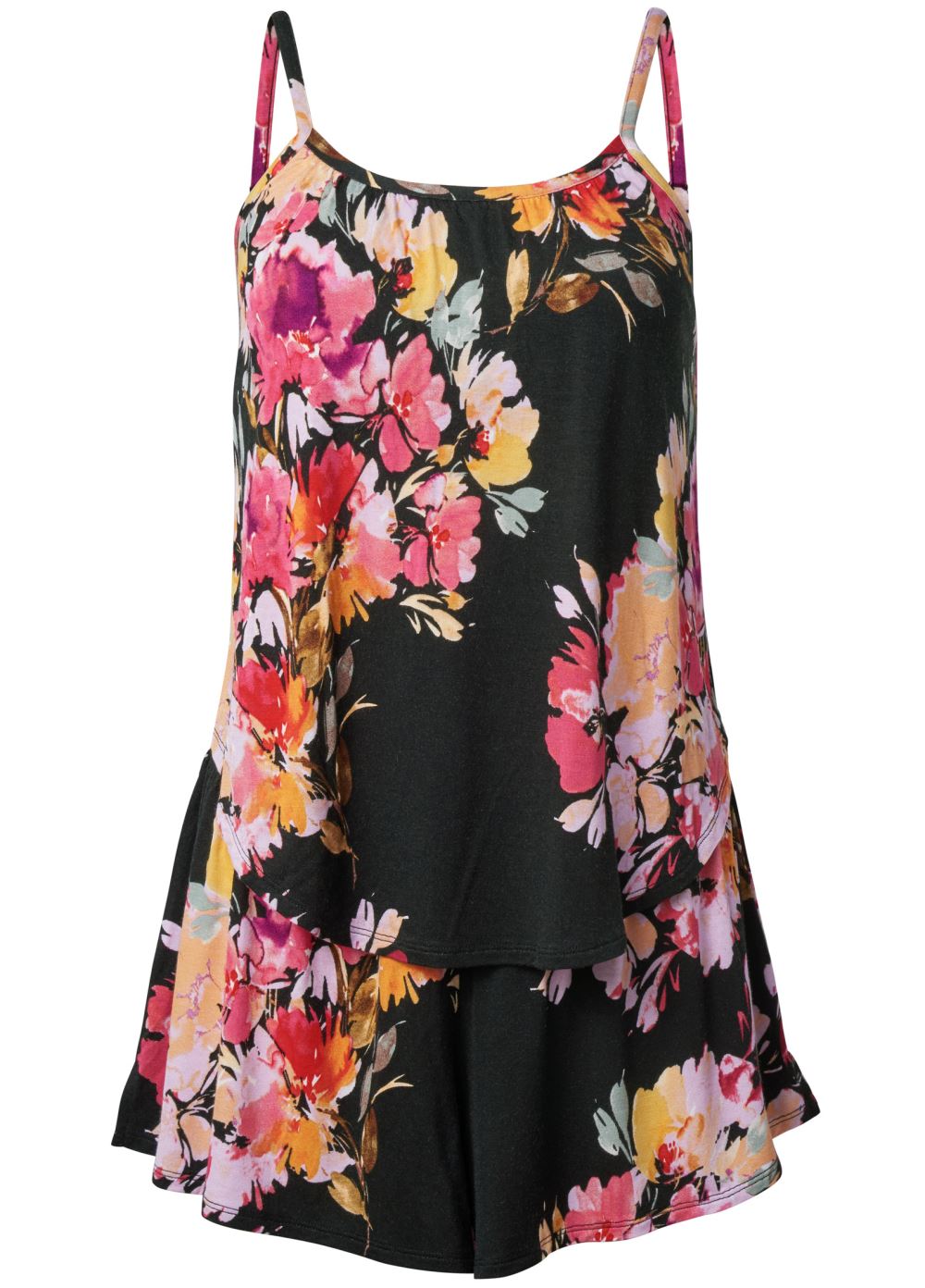 Venus Multi Floral Cami and shorts pajama set
