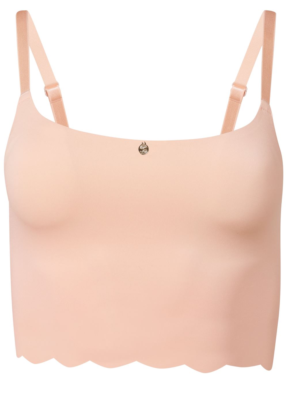 Venus Pearl By Venus? Scalloped Bralette, Any 2/$49 in Bare Bliss