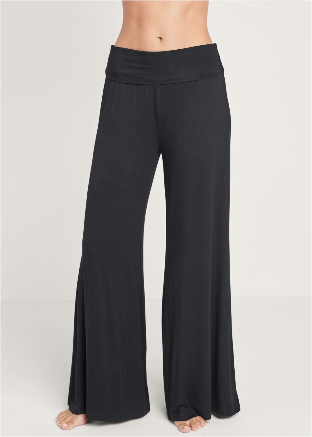 Venus Black Palazzo pajama pants