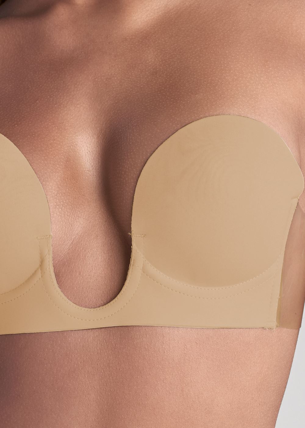 Venus Deep Plunge Strapless Bra in Nude