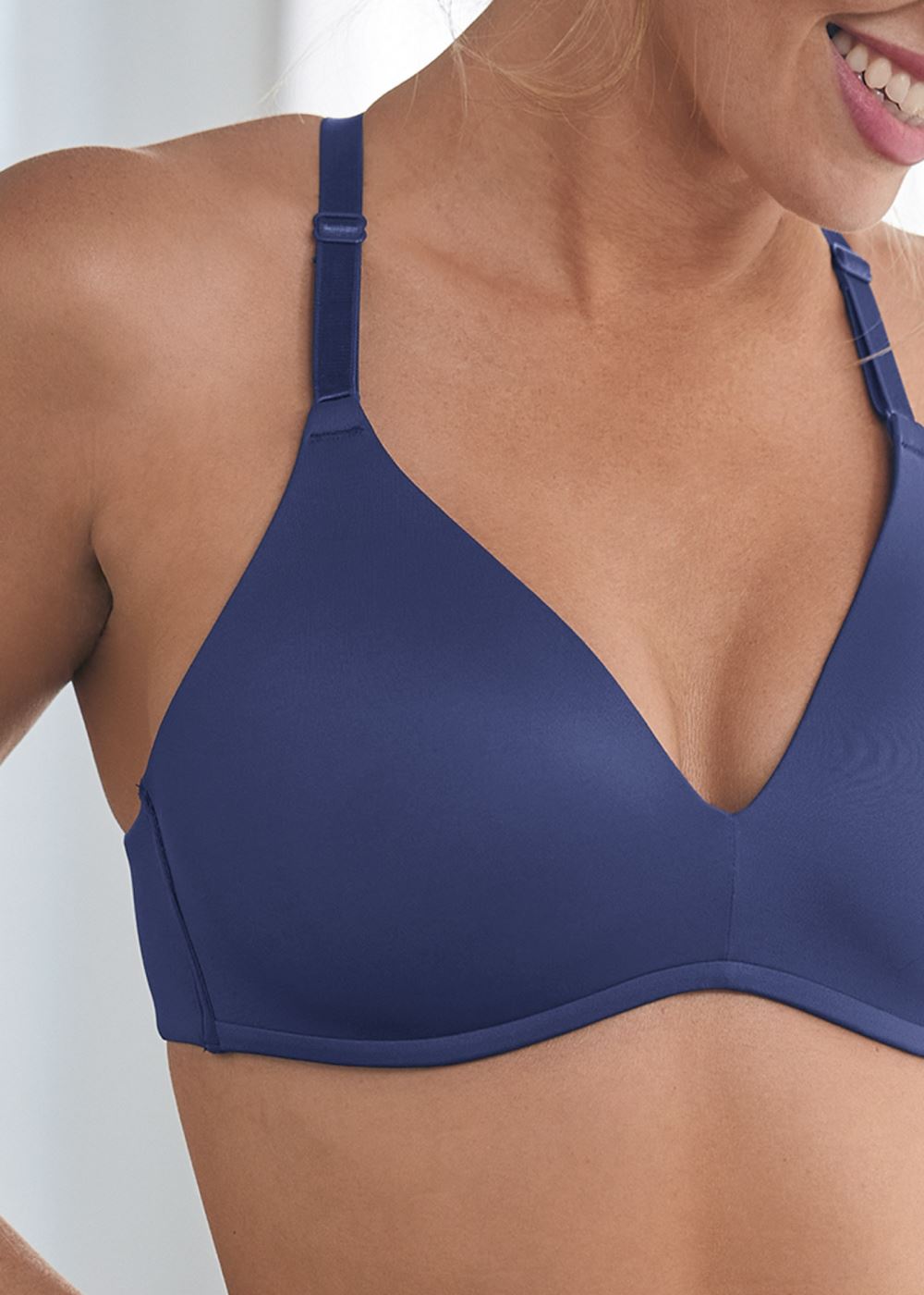 Venus Pearl By Venus? Lace Back Wireless Bra, Any 2/$75 in Belize Blue