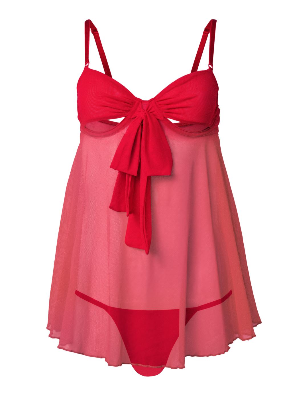 Venus Red UNWRAP ME BABYDOLL