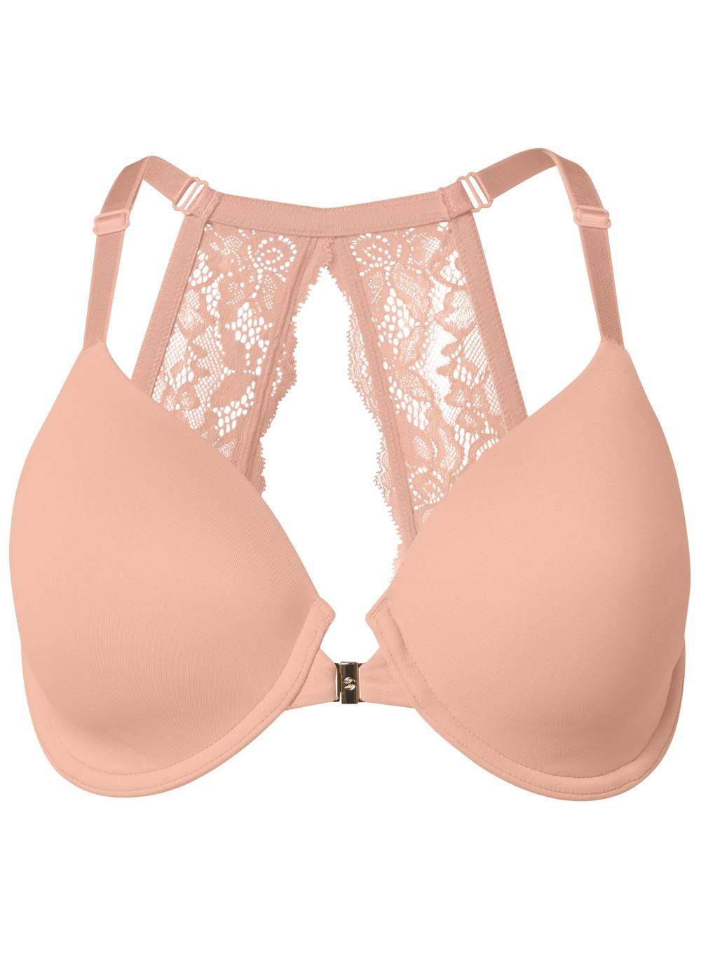 Venus Pearl By Venus? Front Close Lace Back Bra, Any 2/$75 in Dolce' Delight