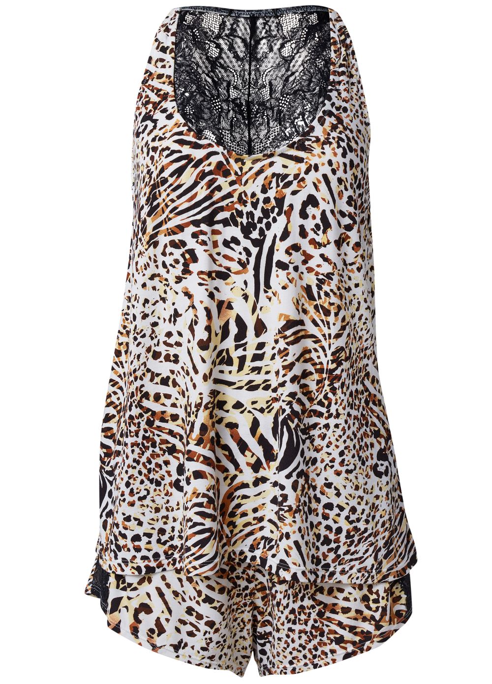 Venus Animal Multi TANK AND SHORTS PAJAMA SET