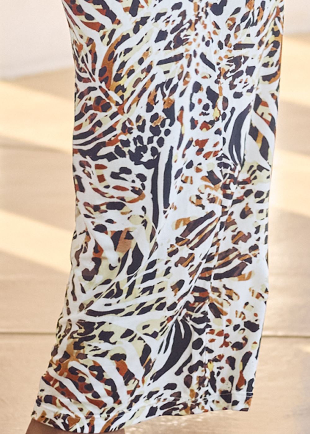 Venus Animal Multi Capri pajama set