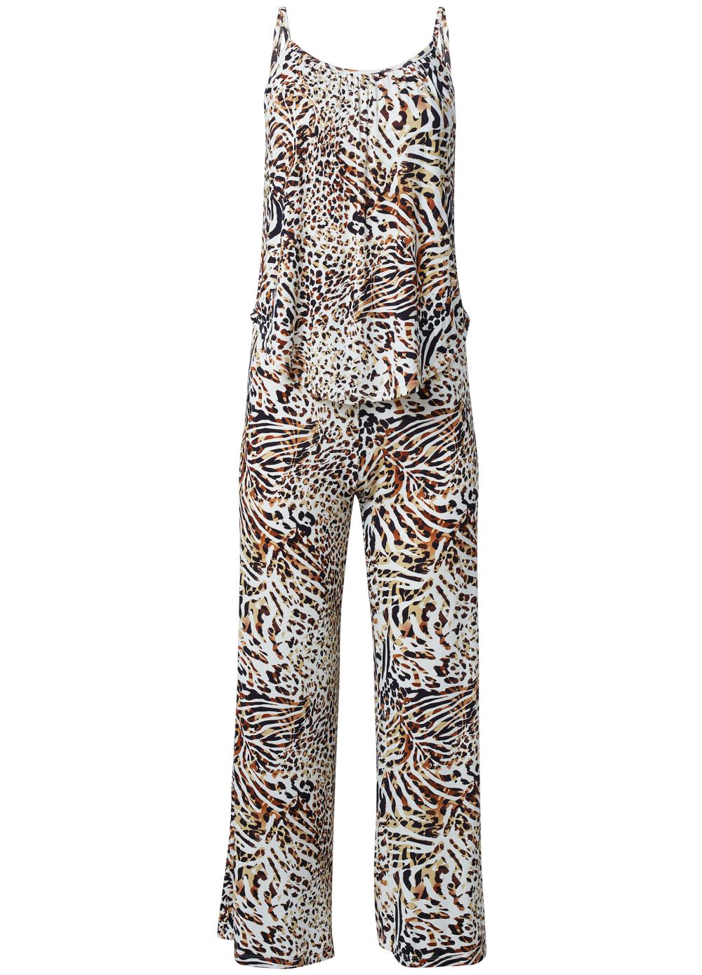Venus Animal Multi Capri pajama set