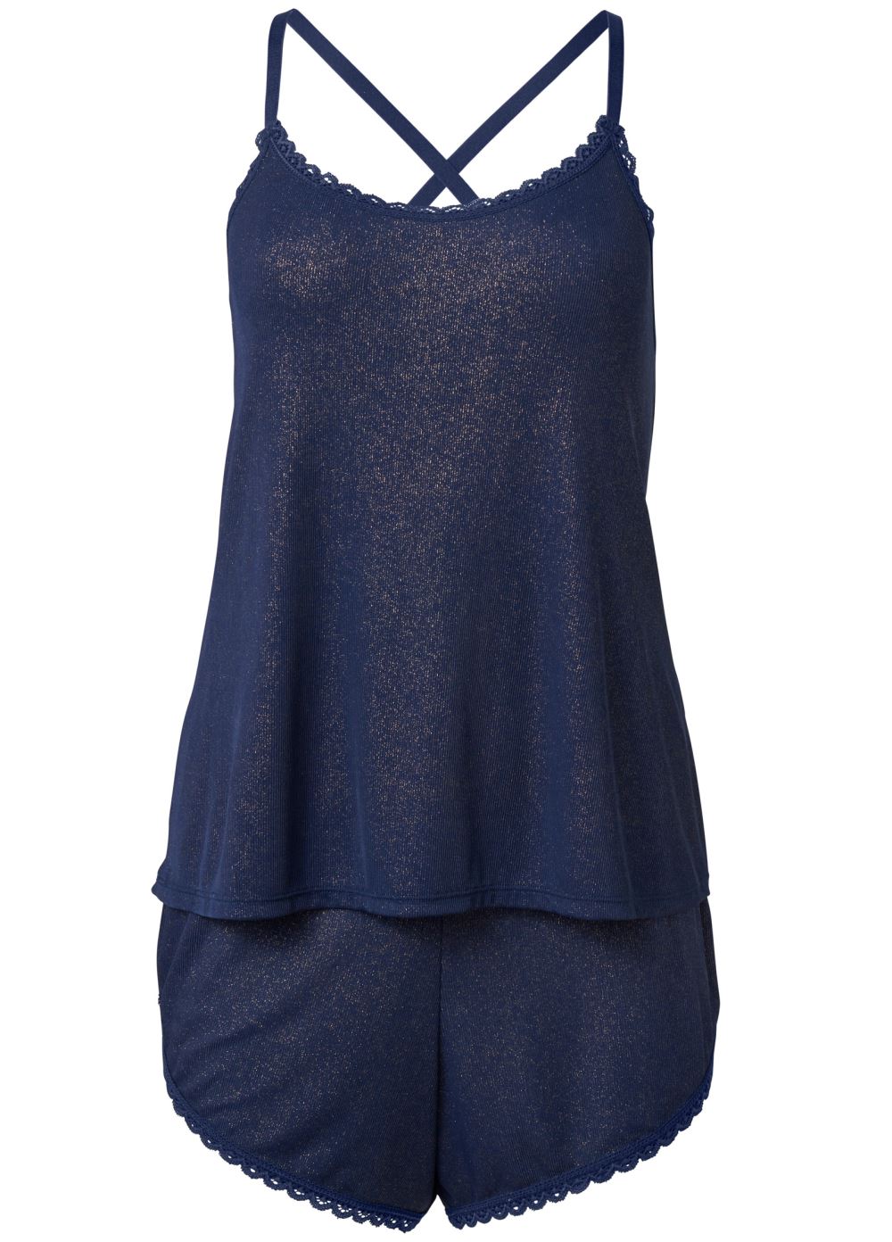 Venus Navy & Gold TWILIGHT PAJAMA SET