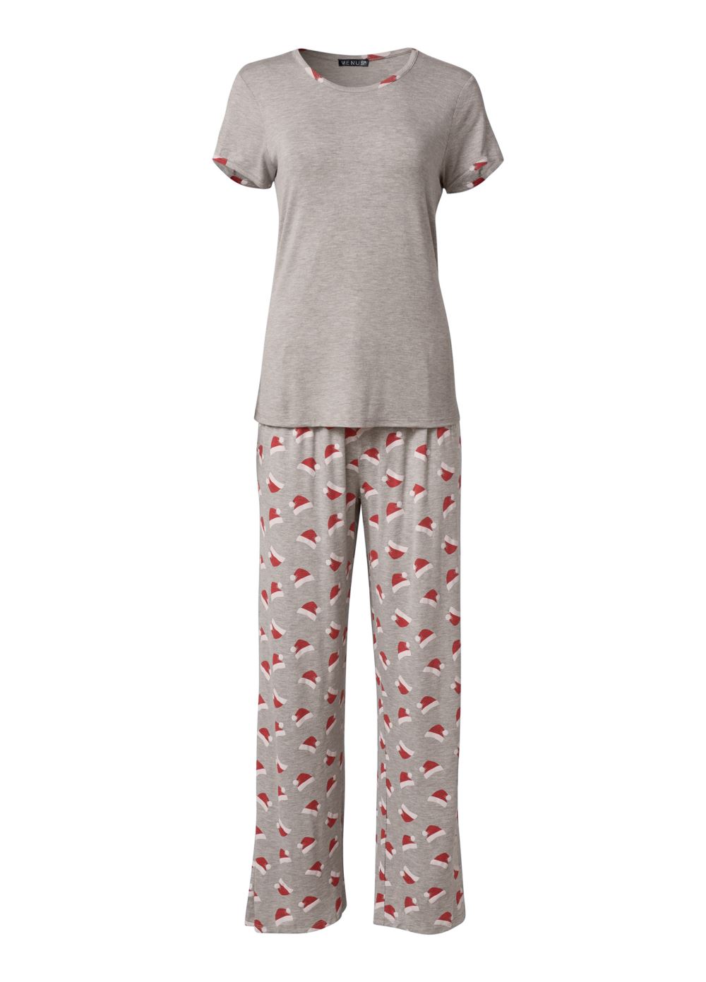 Venus Santas Hat SHORT SLEEVE PAJAMA SET