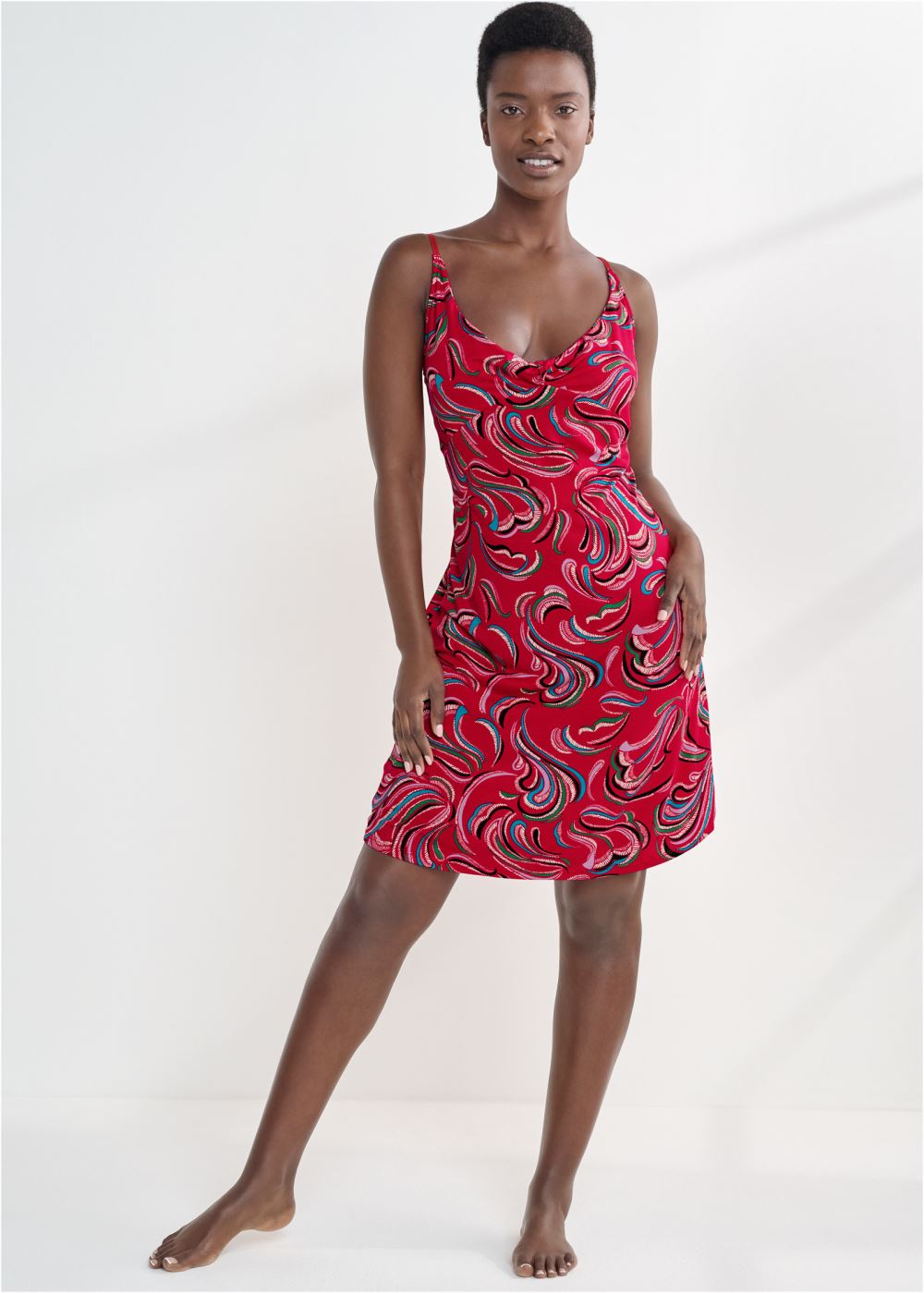 Venus Paisley Multi TWIST FRONT CHEMISE