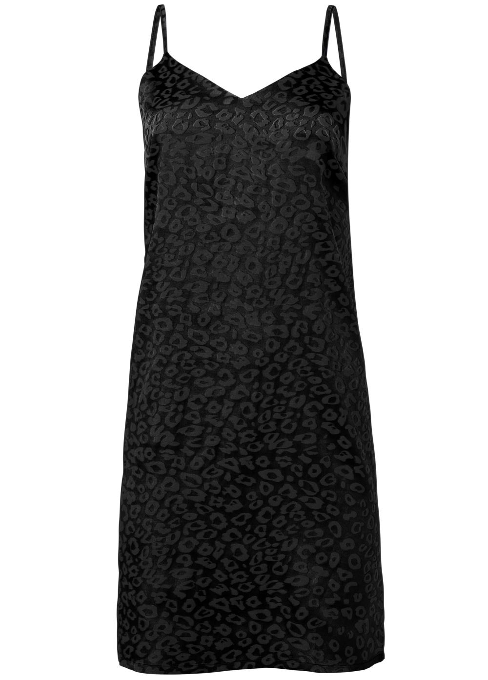 Venus Midnight Cat JACQUARD SATIN CHEMISE