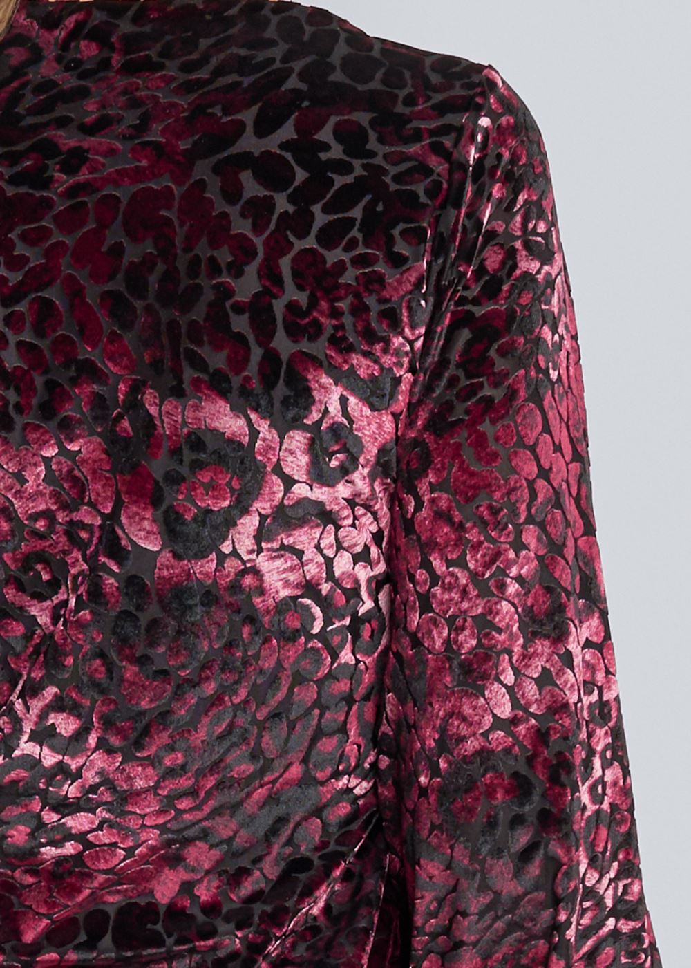 Venus Plus Size Burnout Velvet Top