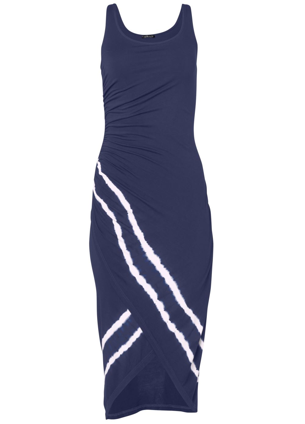 Venus Plus Size Tie Dye High-Low Dress
