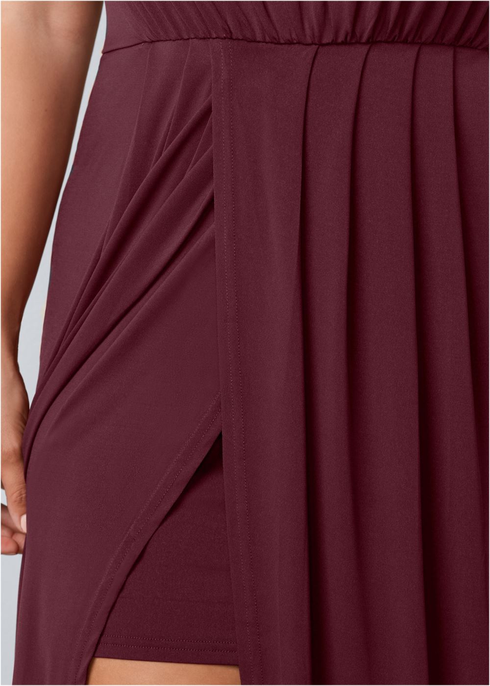 Venus Plus Size Long Drape Dress