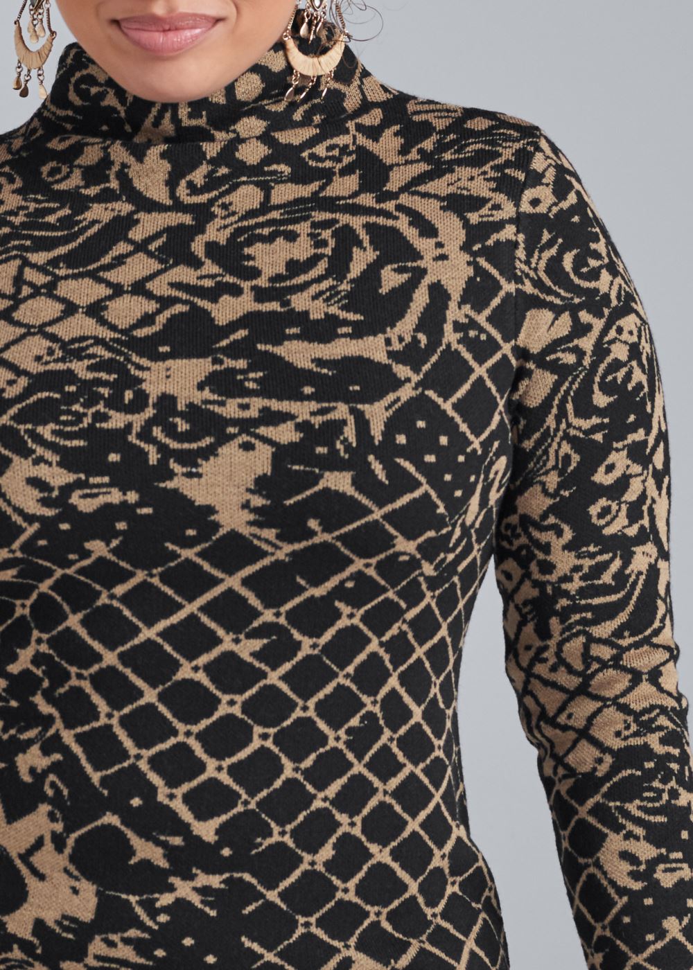 Venus Plus Size Bodycon Sweater Dress