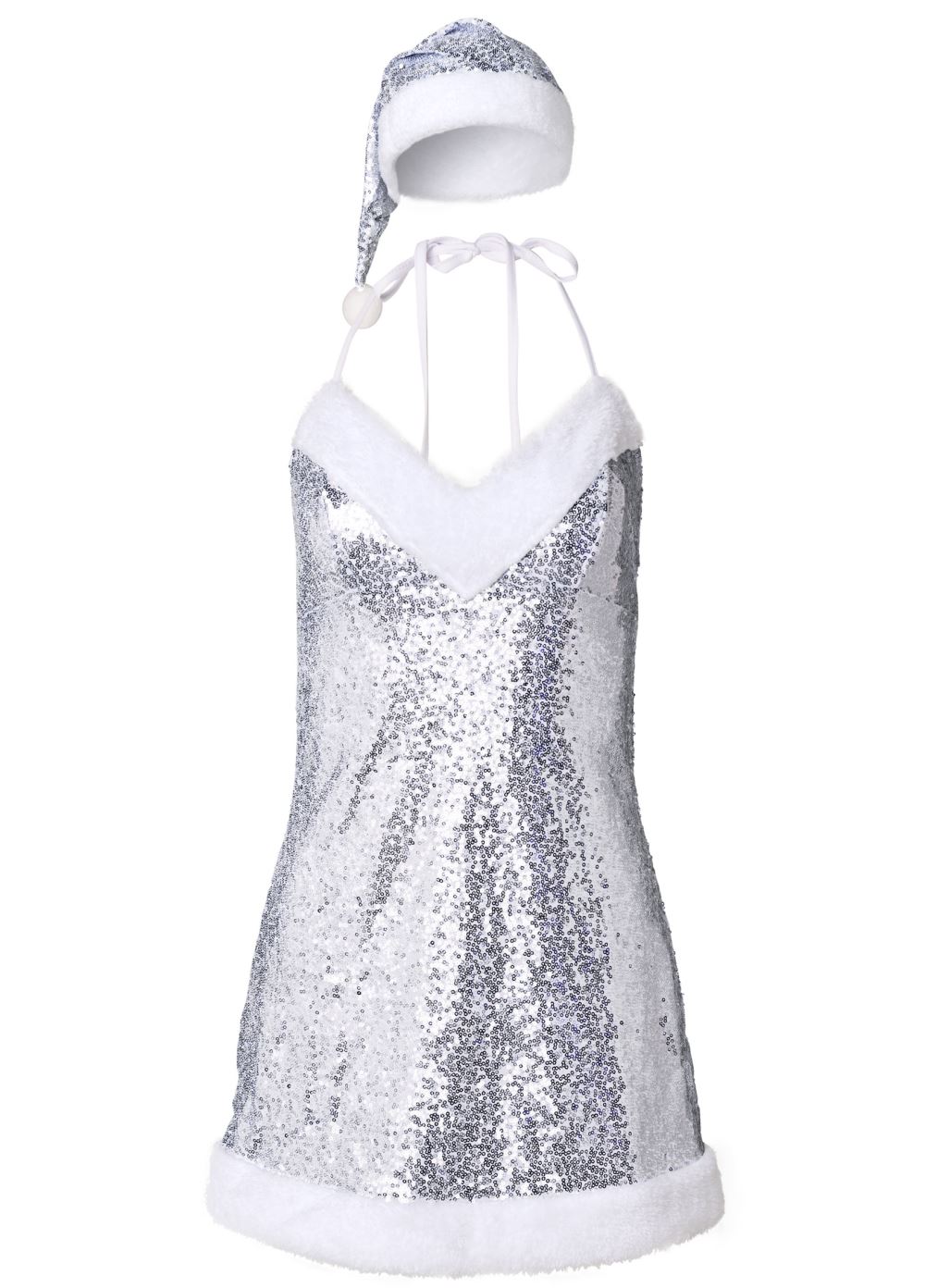 Venus Silver SEQUIN SANTA CHEMISE
