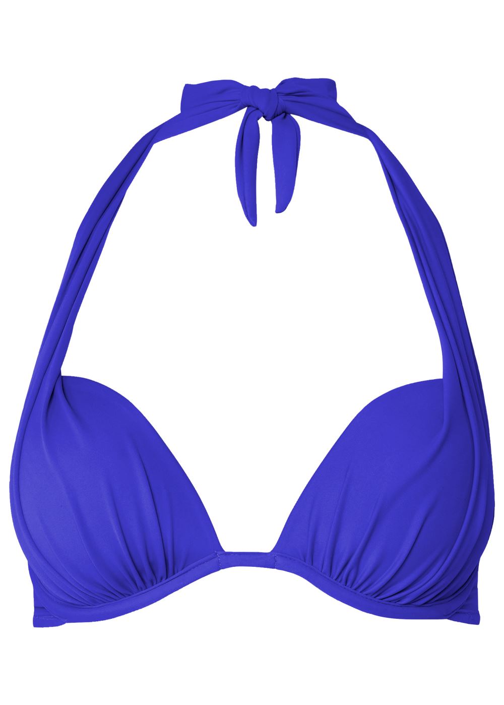 Venus Plus Size Marilyn Underwire Push-Up Halter Top Bikini - Cobalt Blue