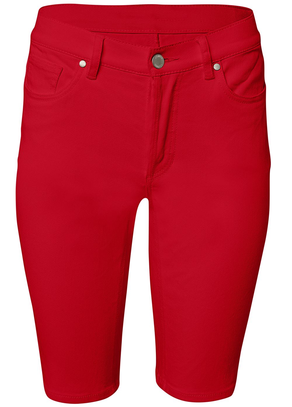 Venus Red JEAN BERMUDA SHORTS