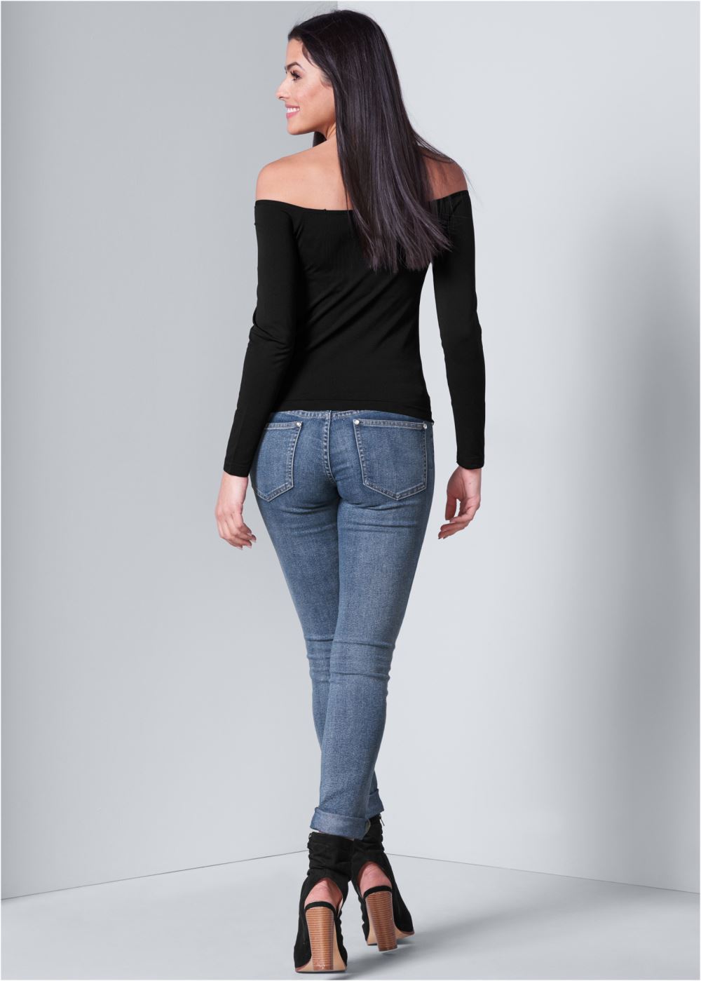 Venus Plus Size Off-The-Shoulder Top