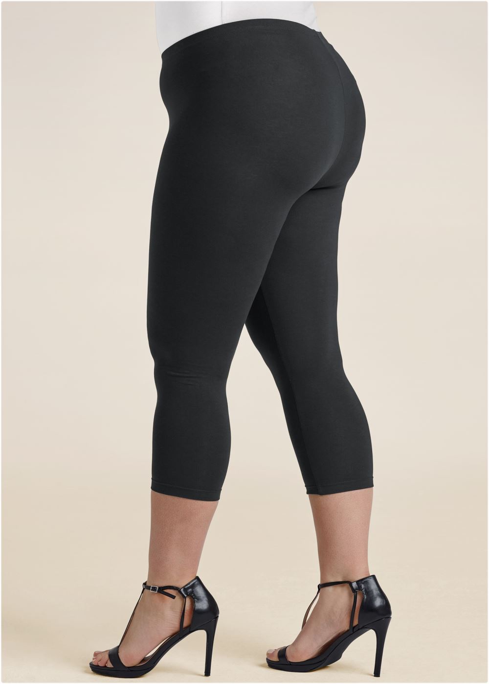 Venus Black & Grey TWO-PACK CROPPED LEGGINGS