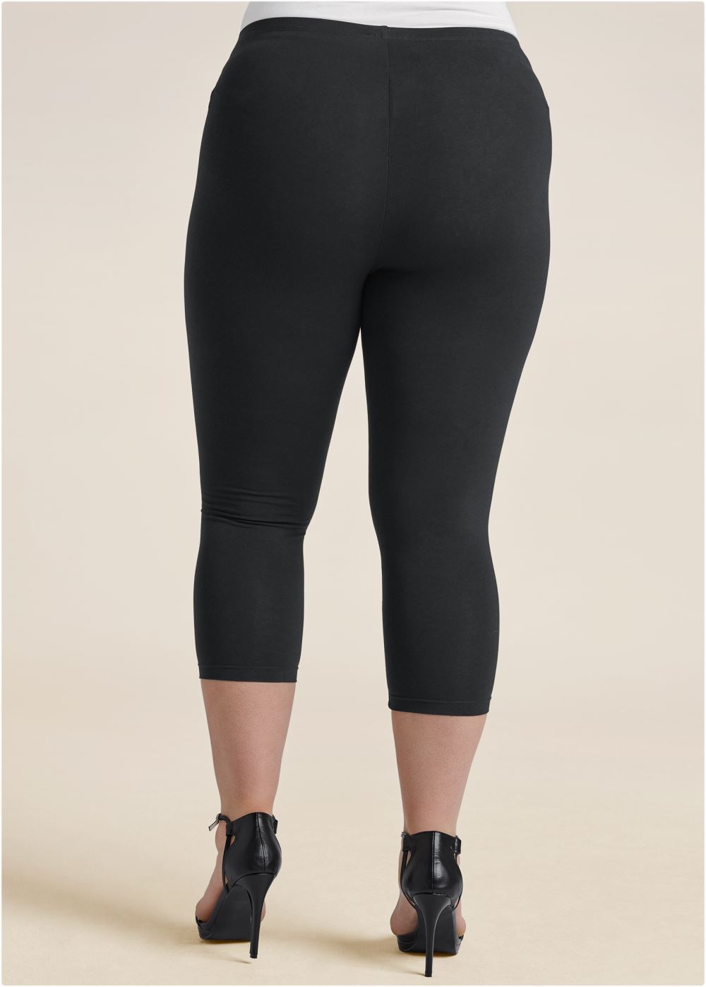Venus Black & Grey TWO-PACK CROPPED LEGGINGS
