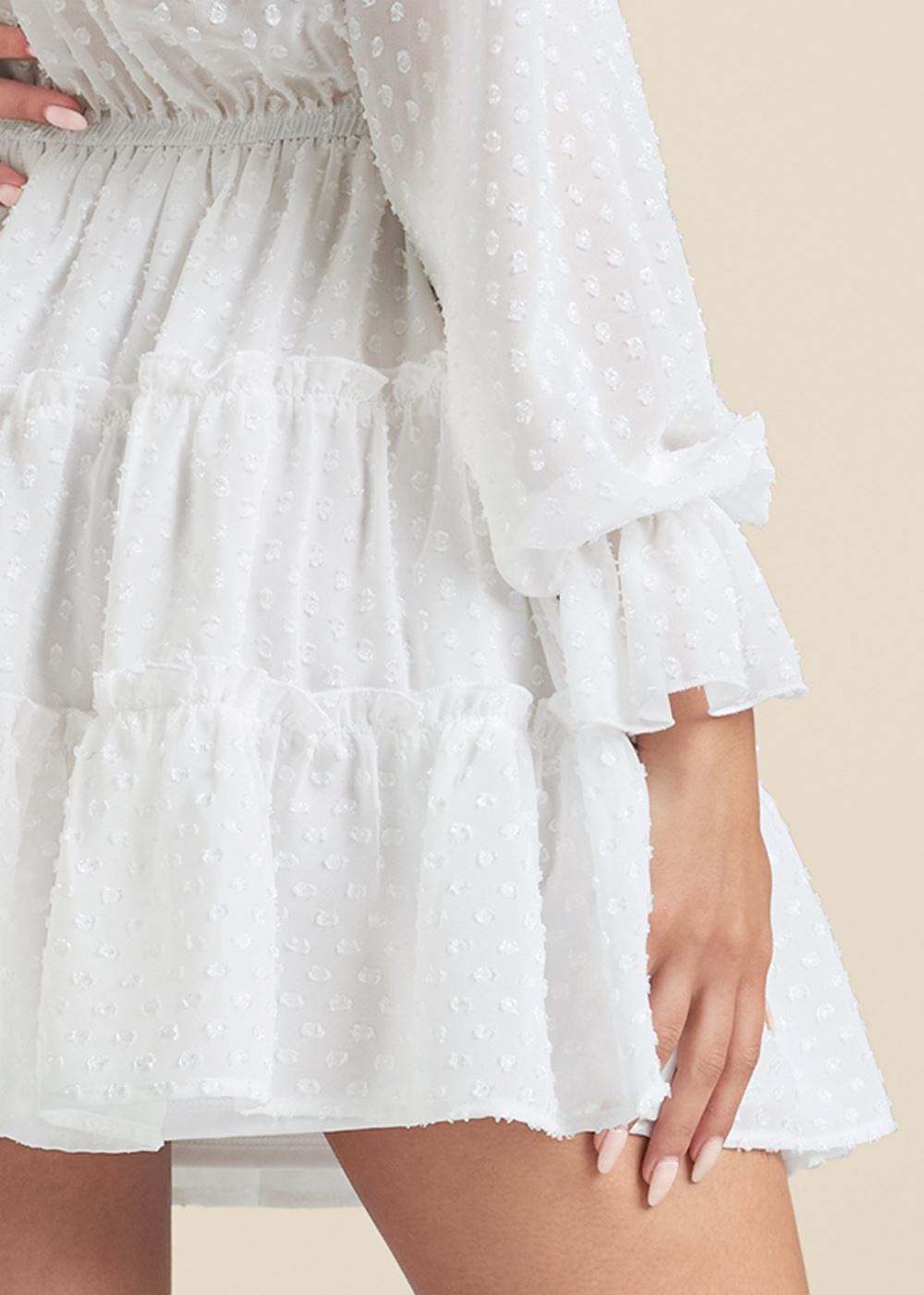 Venus Plus Size Ruffle Mini Dress