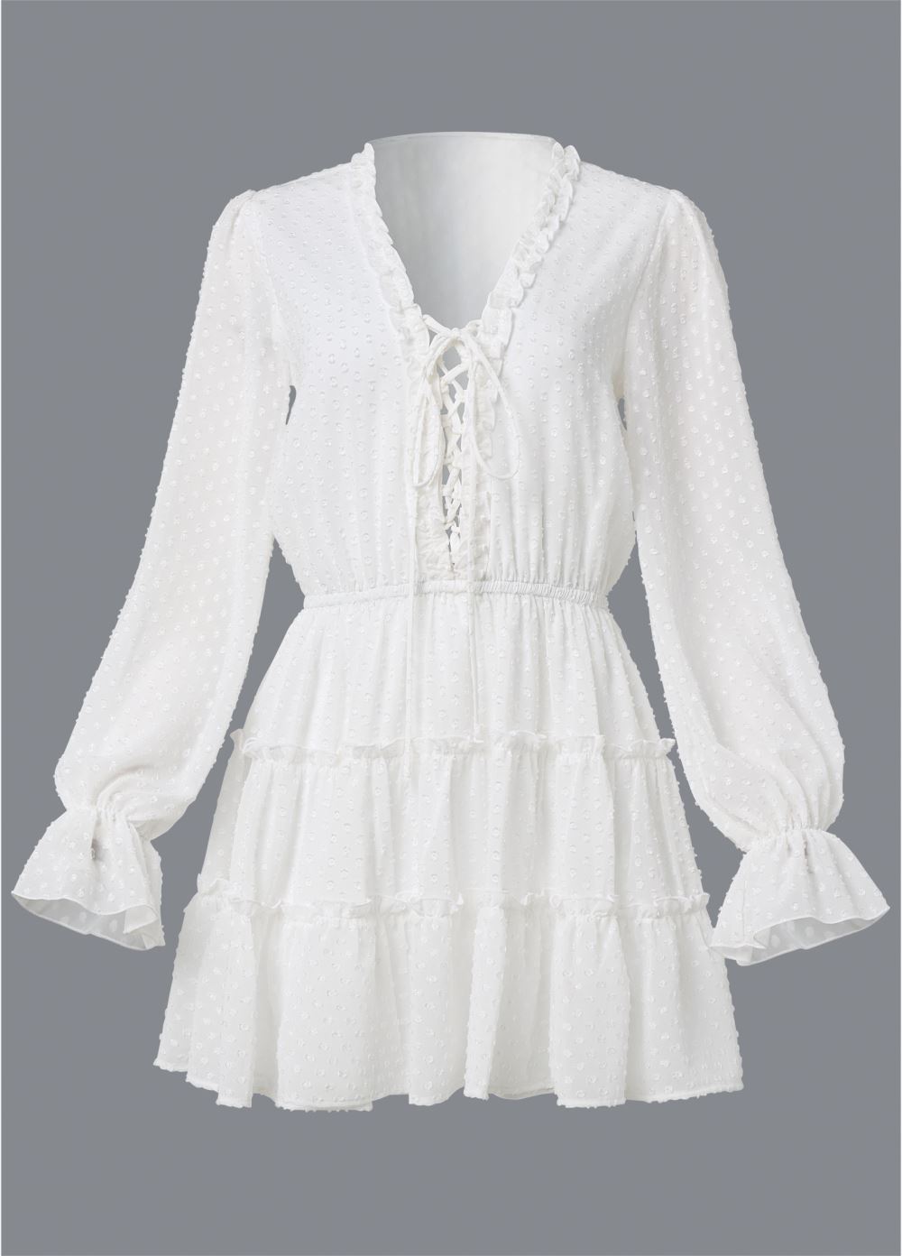 Venus Plus Size Ruffle Mini Dress