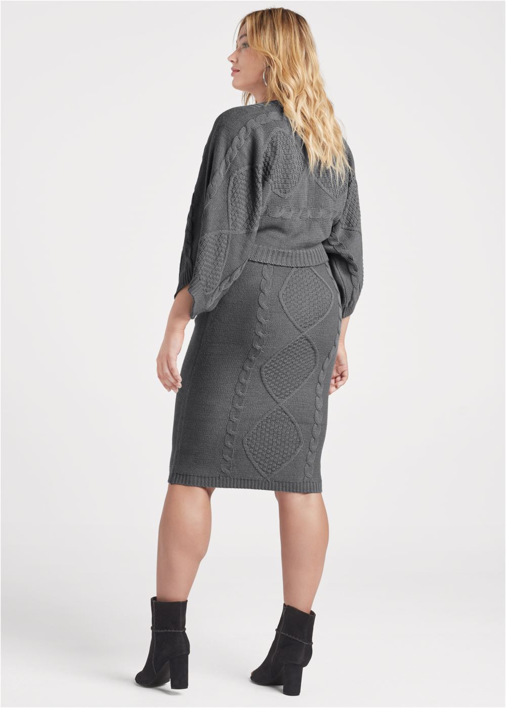 Venus Plus Size Two-Piece Sweater Dress