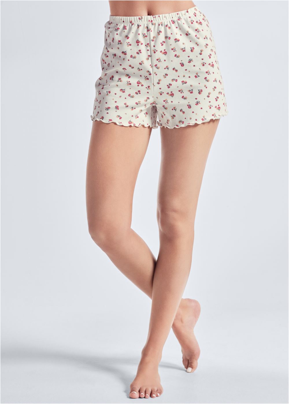 Venus Flower Dreams LETTUCE EDGE PAJAMA SHORTS