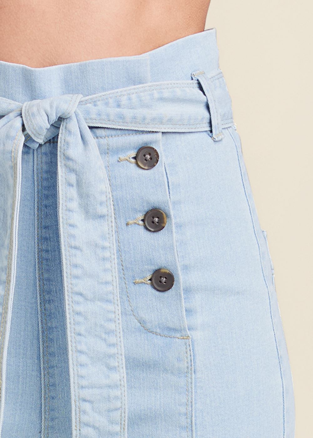 Venus Light Wash FLARE LEG HIGH WAIST JEANS