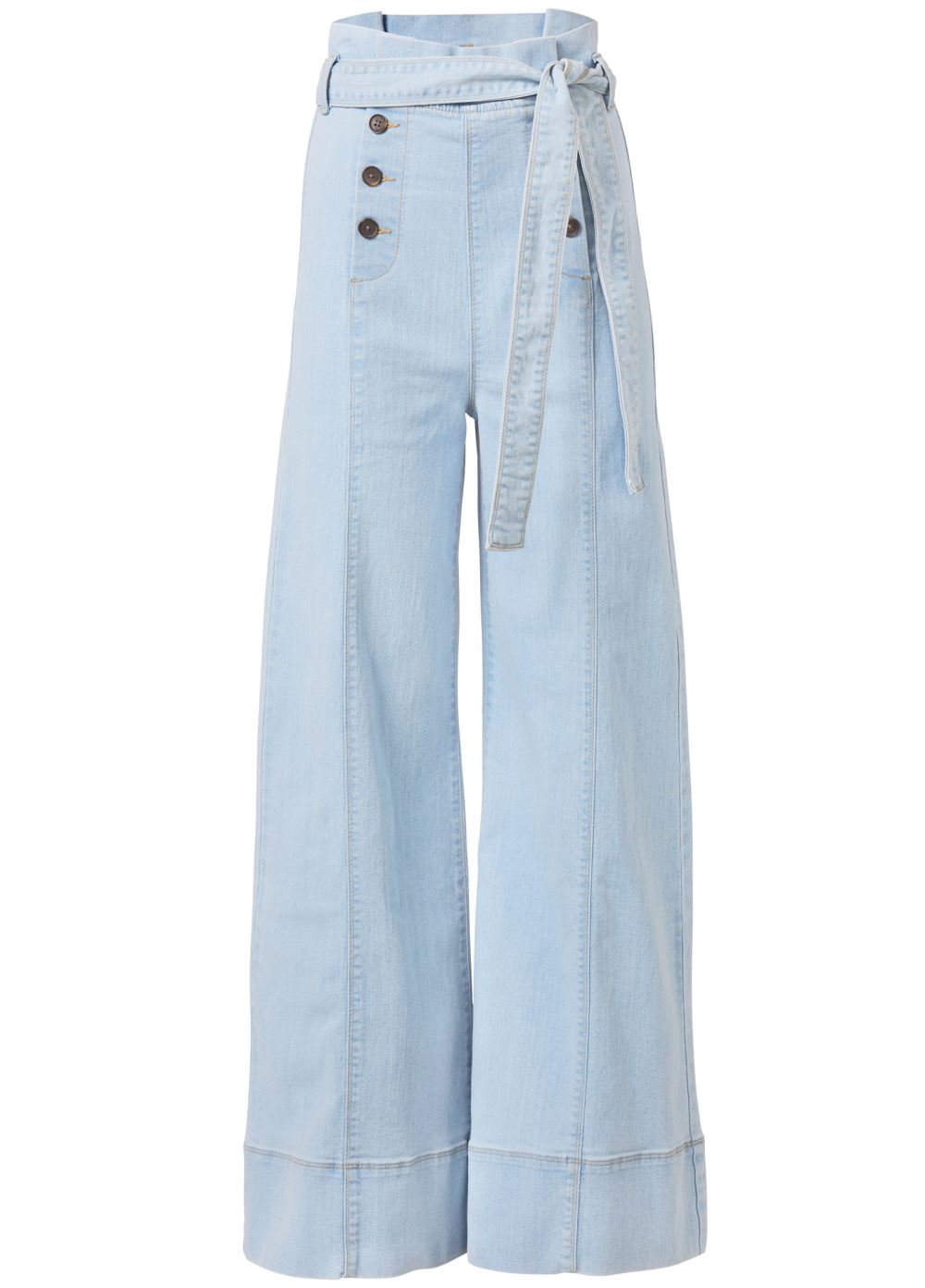 Venus Light Wash FLARE LEG HIGH WAIST JEANS