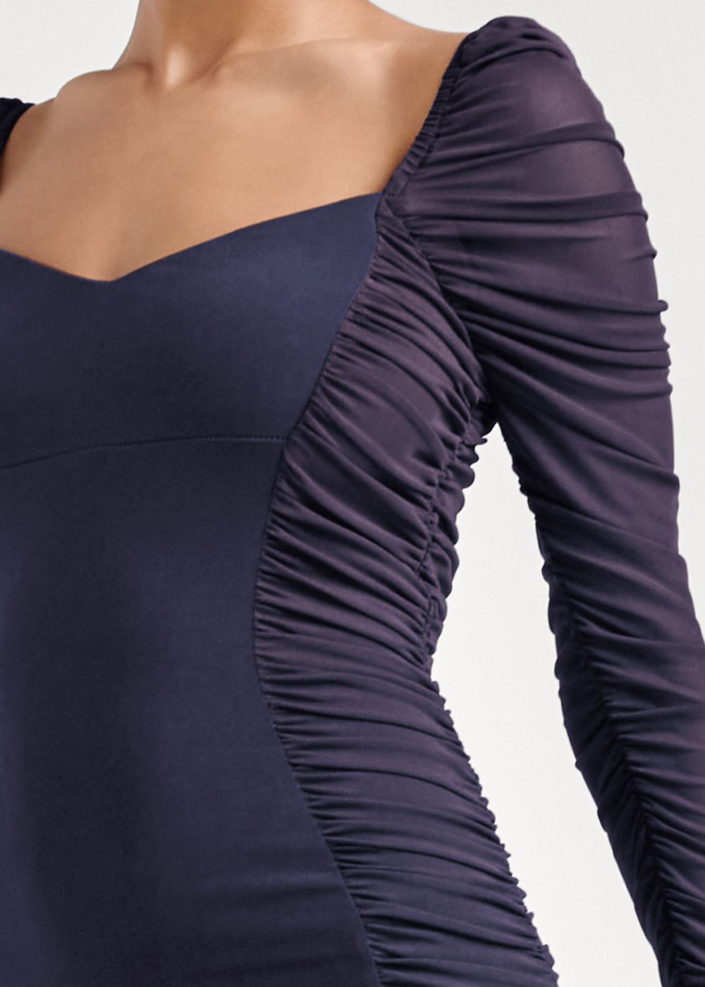 Venus Plus Size Ruched Side Bodycon Dress
