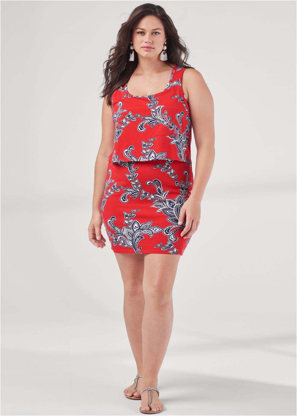 Venus Plus Size Casual Tank Dress