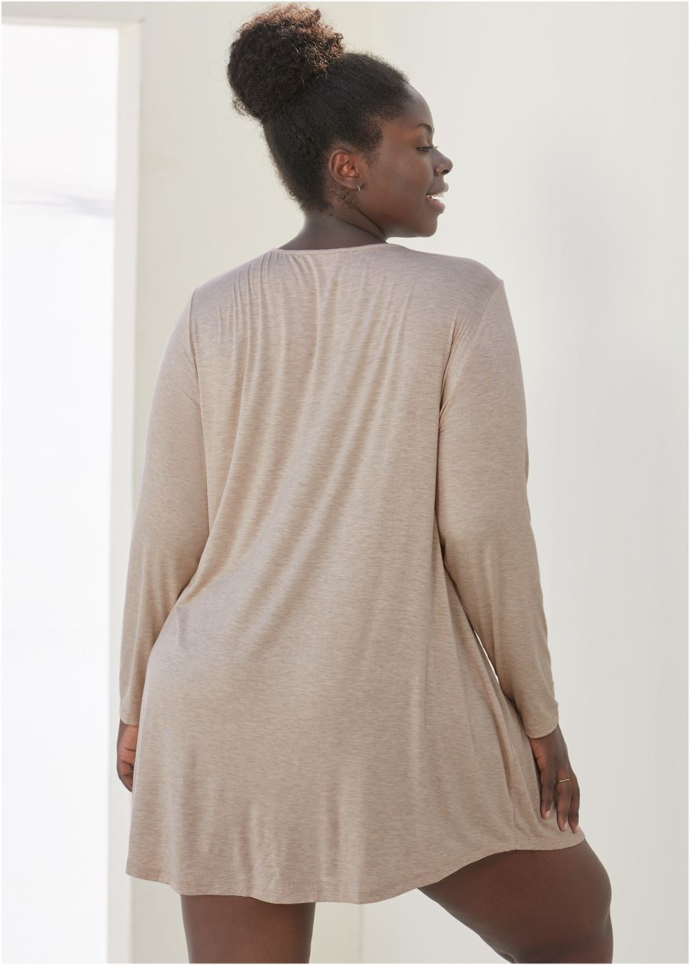 Venus Heathered Oatmeal GRAPHIC SLEEPSHIRT