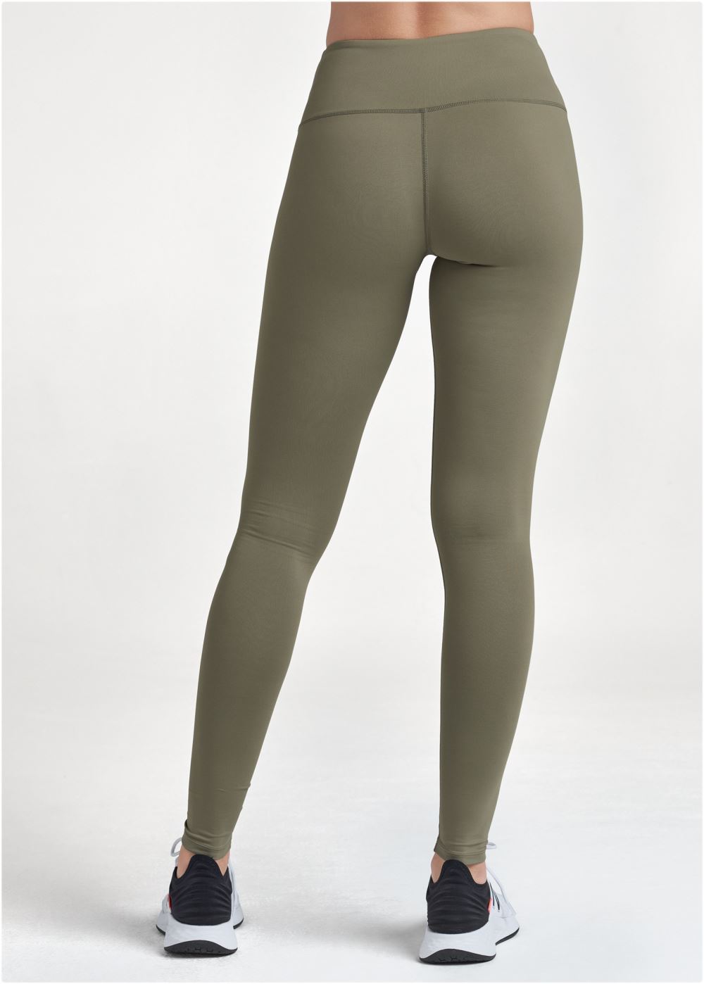 Venus Plus Size High Waist Active Leggings in Olive