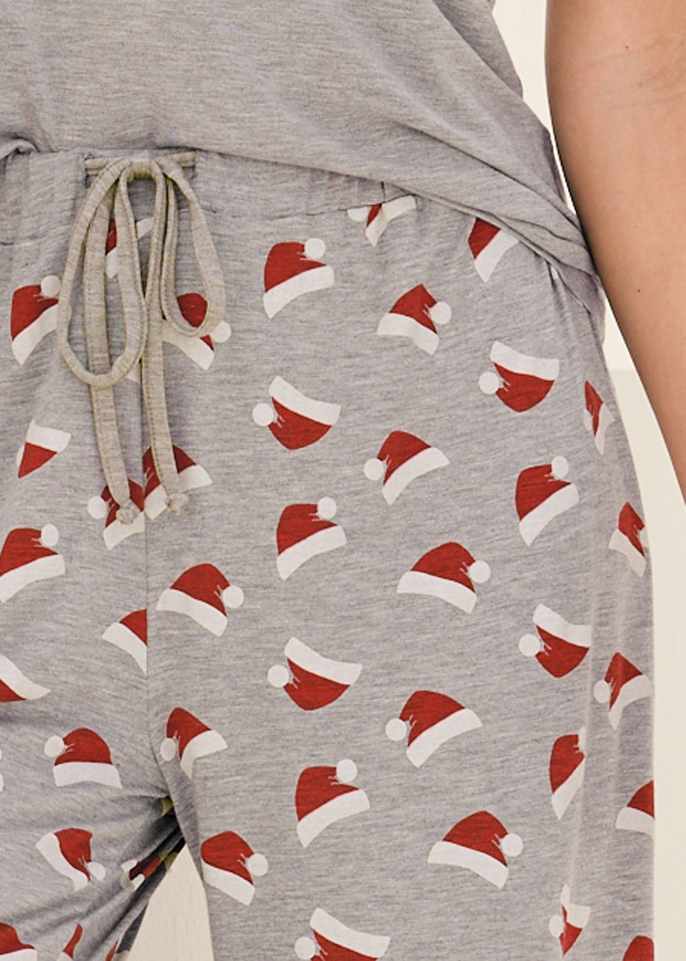 Venus Santas Hat SHORT SLEEVE PAJAMA SET