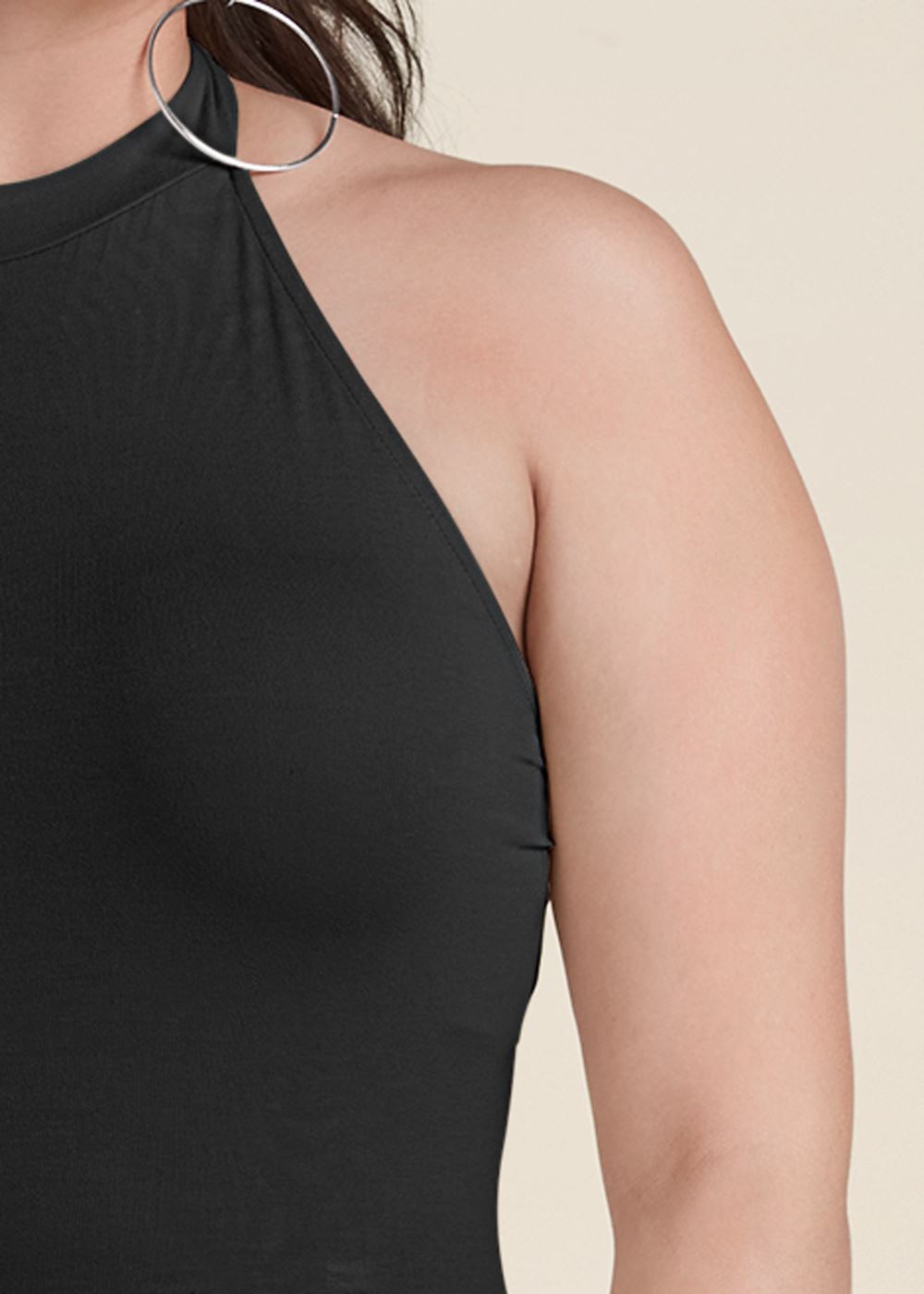 Venus Plus Size High Neck Maxi Dress
