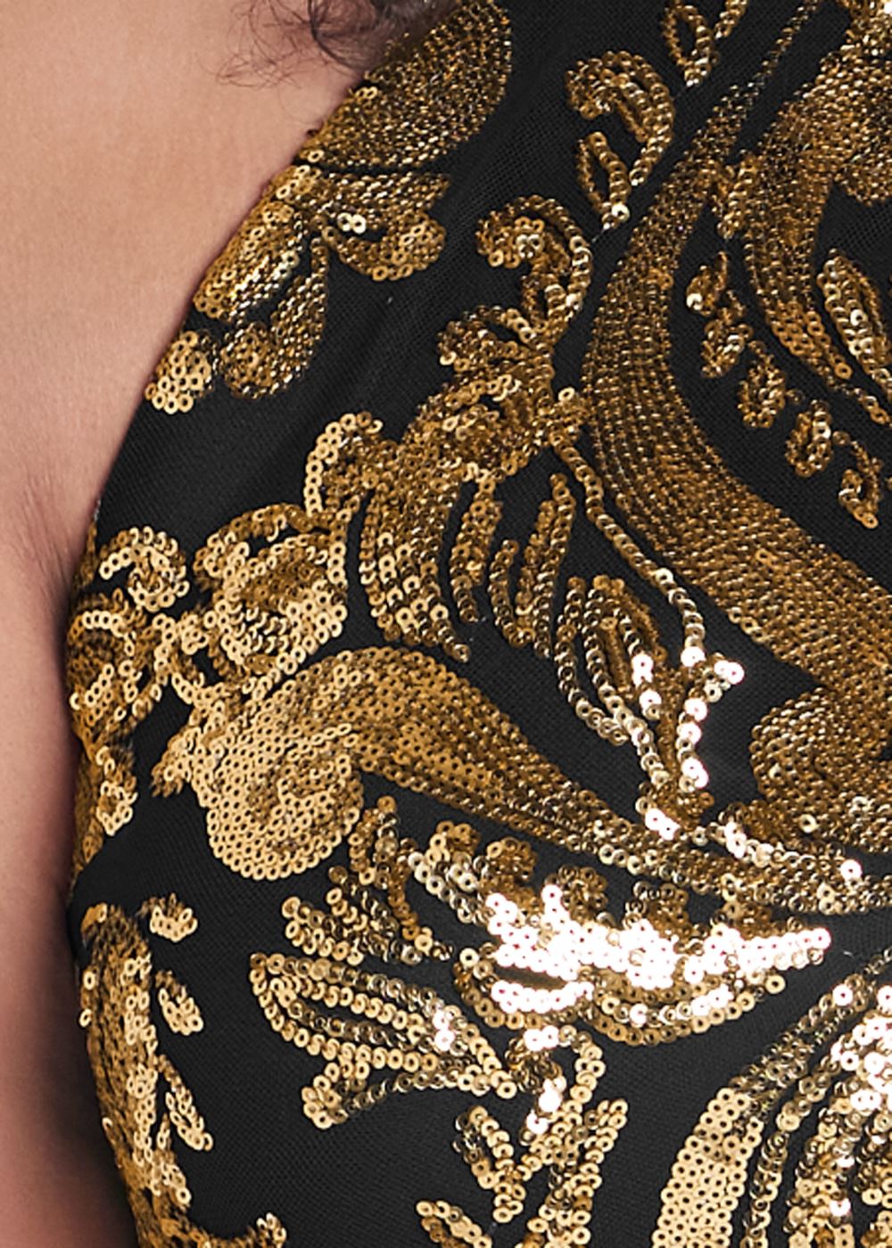 Venus Plus Size Sequin Mini Dress