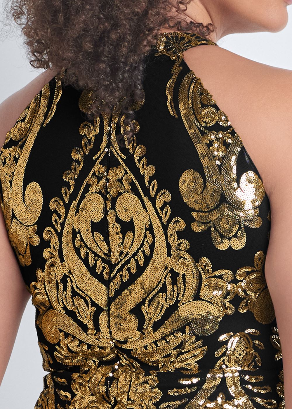 Venus Plus Size Sequin Mini Dress