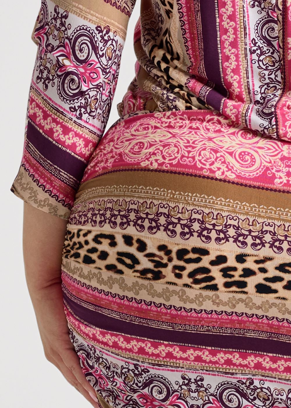 Venus Plus Size Ruched Detail Dress